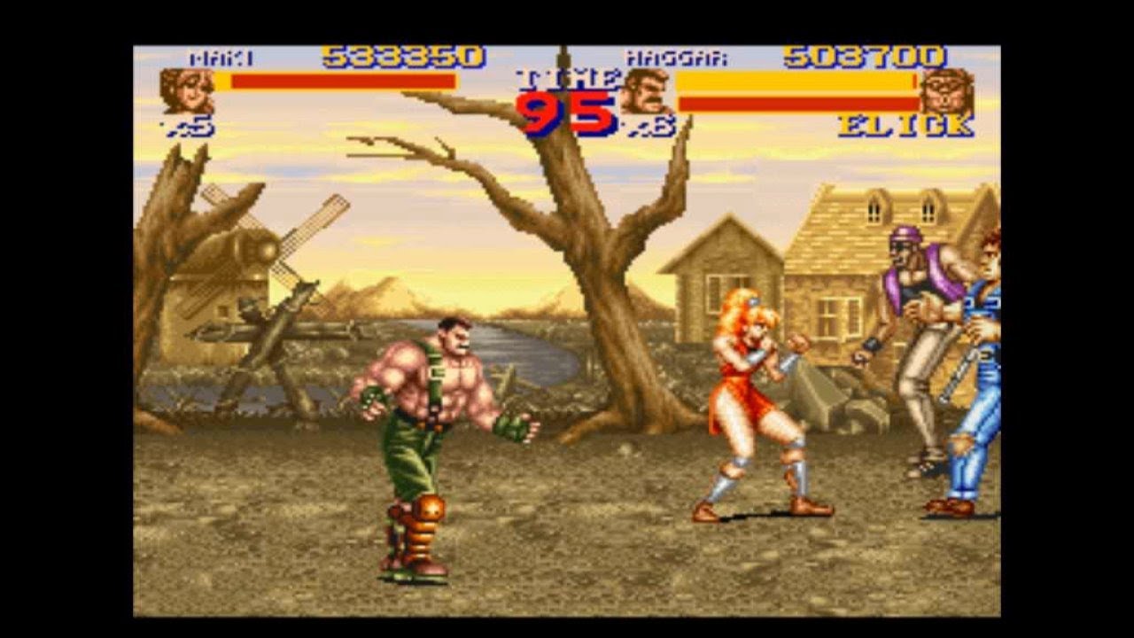 Final Fight 2 ファイナルファイト2 Capcom 1993 2 players EXPERT level ( Super Nintendo SNES )