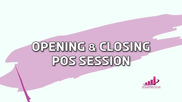 Opening and closing odoo POS Session.