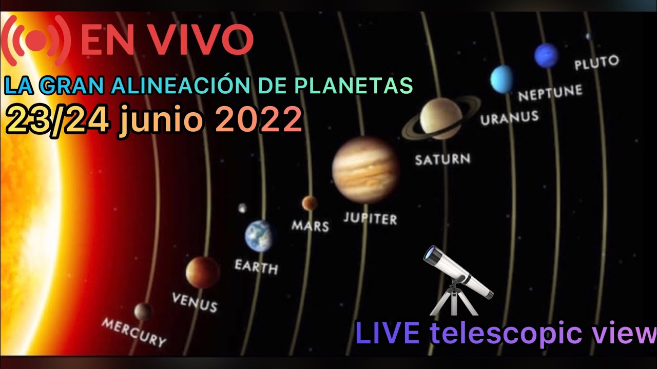 🔴[EN VIVO] 🪐La Gran Alineación De 🌎 23/24junio 2022 🔭