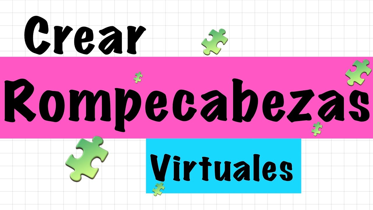 Crear virtuales.: teams, zoom. Día niño. Educación Juego. Play. Puzzle - YouTube