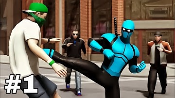 Blue Ninja: Superhero Game Blue Demon Boss Android iOS game PART 1