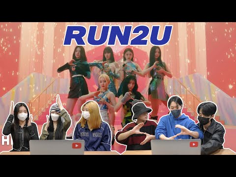 'Run2U' | Stayc Run2U' Mv Reaction