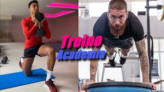 Treino dos Craques do Futebol na Academia ll Sergio Ramos , Davies e Companhia