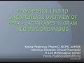 Overview of Beta-Lactamases in Gram Negative Organisms - Yanina Pasikhova, PharmD