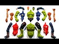 Hulk smash doktor stranger Ironman monster siren head assemble toys video