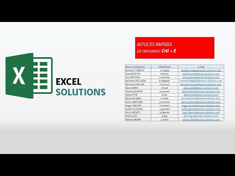Le raccourci CTRL+E : l'astuce que tous les utilisateurs d'Excel devraient absolument connaitre