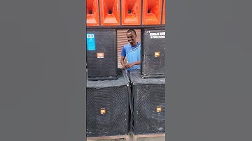 Digital JBL SRX900 Line Speaker Setup and Test Sound! #shorts  #short #shortsfeed #shortsviral #dj