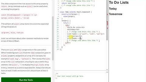 REACT: Pass an Array as Props (15)