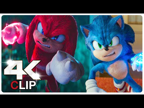 Knuckles Vs Sonic - Fight Scene | SONIC THE HEDGEHOG 2 (NEW 2022) Movie CLIP 4K