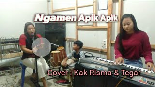 Ngamen Apik Apik 'Eny Sagita' Cover By Kak Risma \u0026 Tegar Gendang Cilik