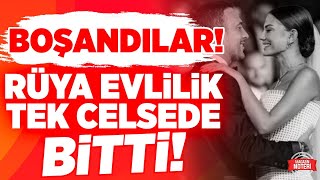 Boşandilar Rüya Evli̇li̇k Tek Celsede Bi̇tti̇ Magazin Noteri