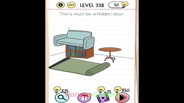 Brain Test Tricky Puzzles LEVEL 338 There must be a hidden door - Gameplay Walkthrough Android IOS