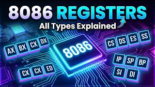 Registers in Microprocessor (8086) Explained Clearly | Full Concept + Examples