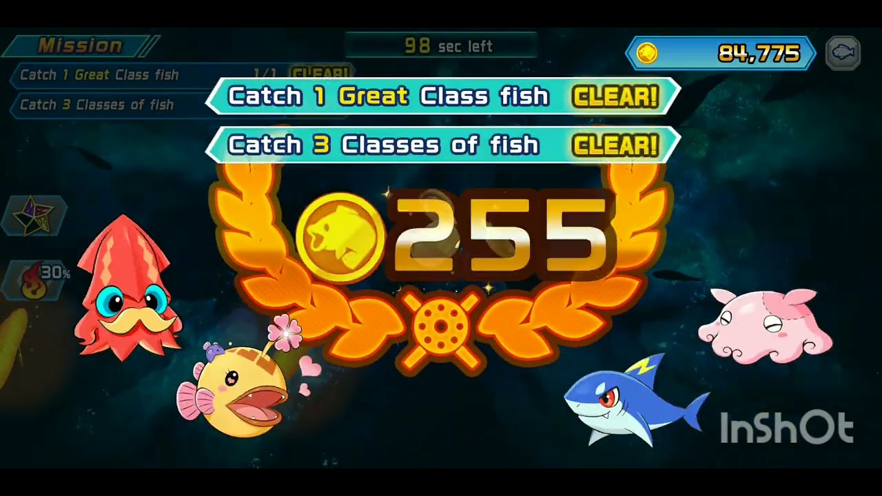 Ace angler LVL MAX STAGE 5: Deep sea Gold monster appeared