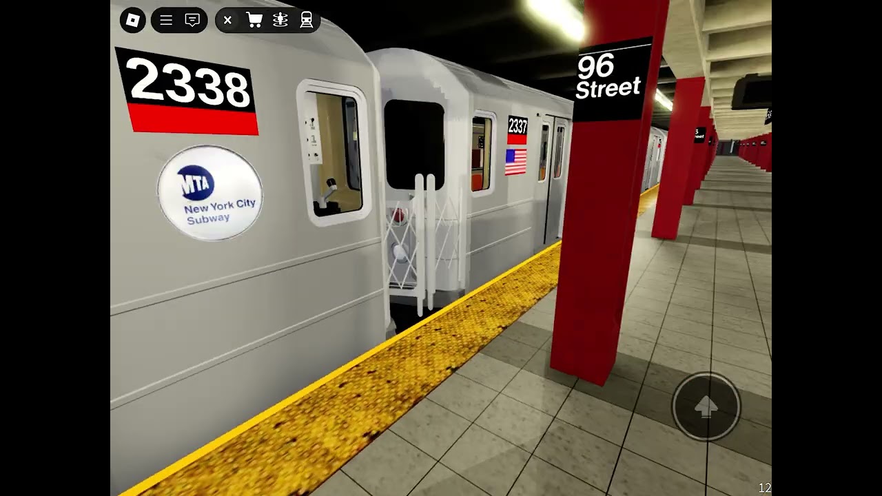 Train action at the abandoned￼ 96st station and the 96 st station 