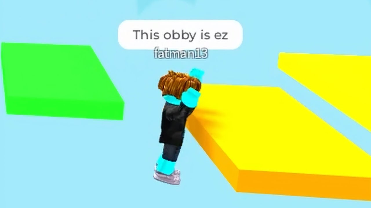 Почему игроки в Roblox так плохо играют в обби?