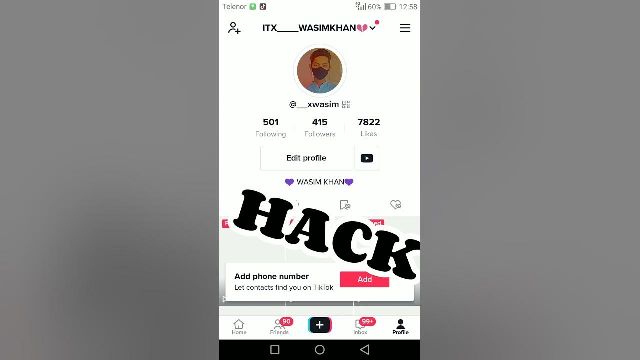 HOW TO HACK TIK TOK ACCOUNT TRACK - YouTube