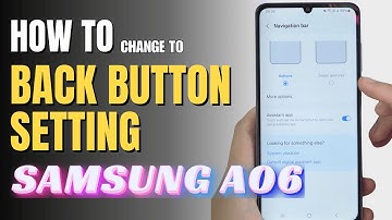 How to enable Back button setting on Samsung Galaxy A06