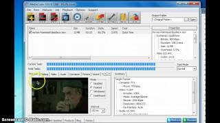Convertir Quicktime en FLV avec Mediacoder