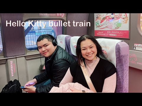 Experience the DREAM Hello Kitty Shinkansen Ride in Japan!
