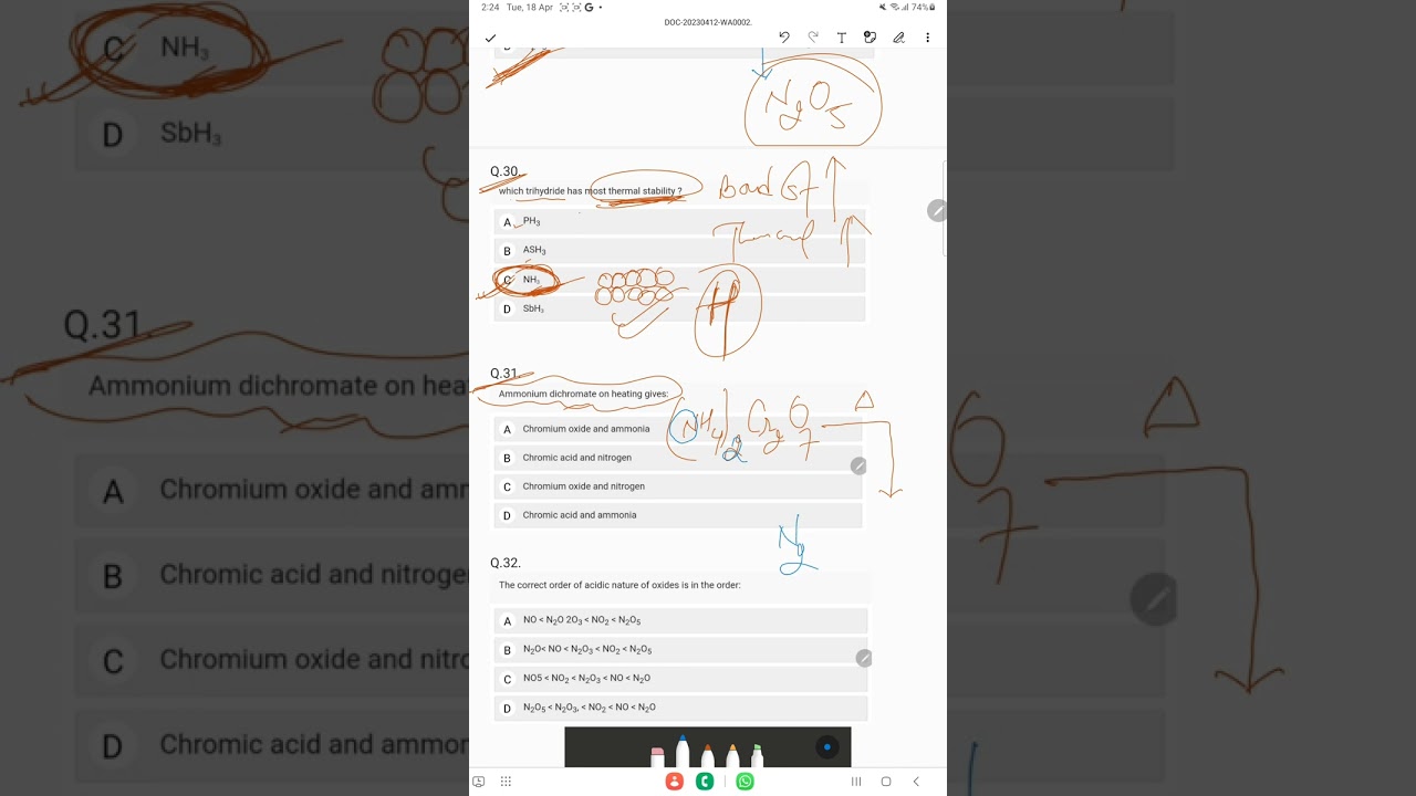 Part - 2 ॥ PYQs Solutions ॥ CUET Chemistry.