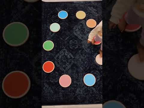 Toytoddle's Montessori stepping stones! 🌈✨ #Toytoddle #shortvideo #viral