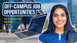 Off-Campus Job Opportunities for Engineering Students | Complete Guide in Telugu | (Eng Sub)