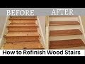 How to Refinish Wood Stairs