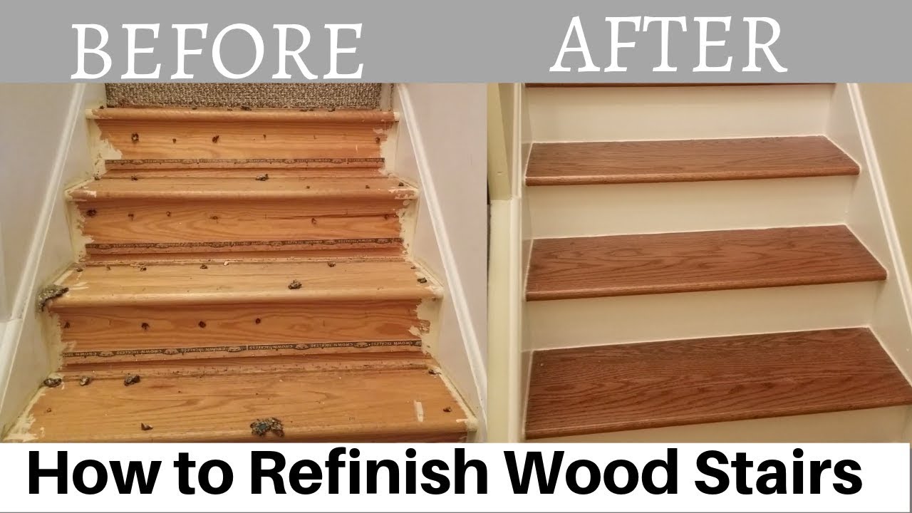 How To Refinish Wood Stairs