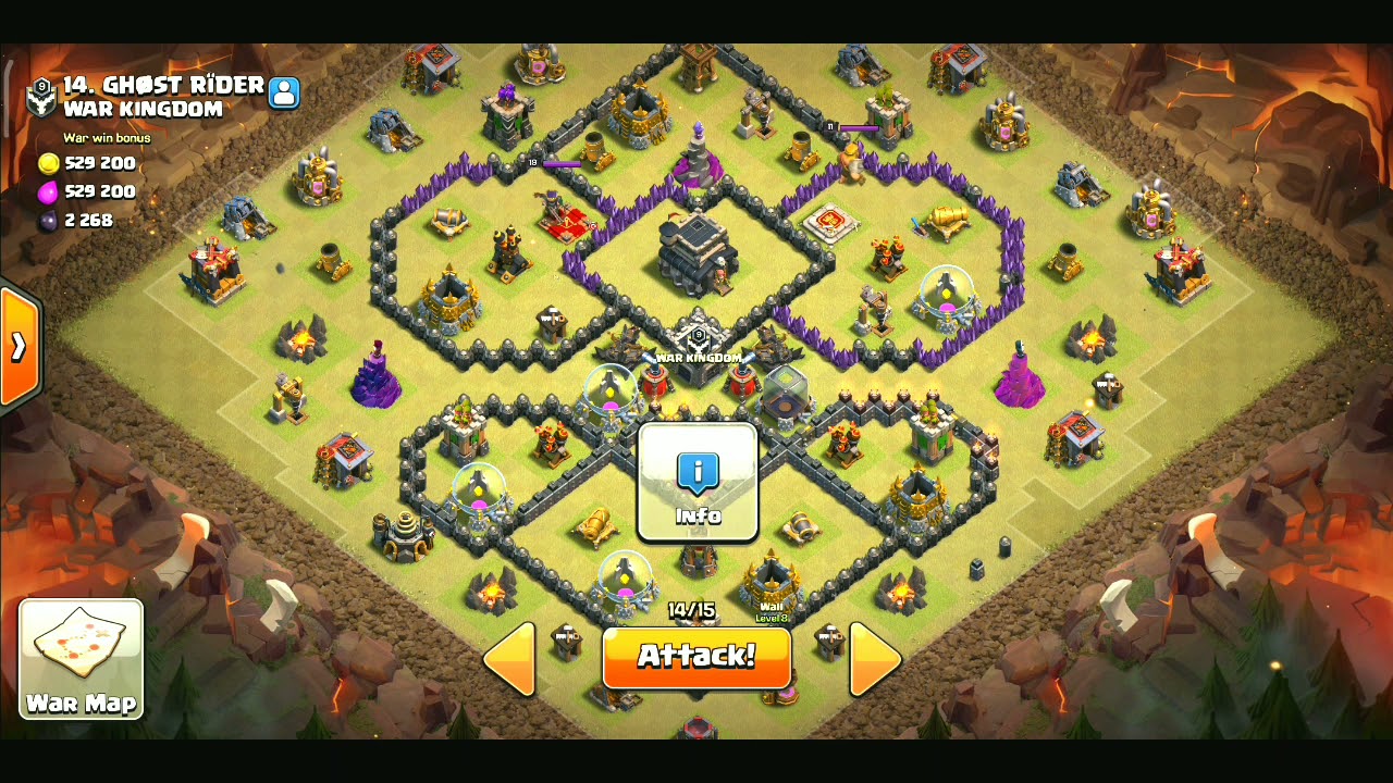 Th9 LiVe war attack || Clash Of Clans