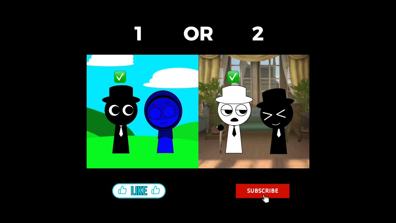 1 Or 2 Incredibox Sprunki Edit Shorts Fyp Sprunkiincredibox