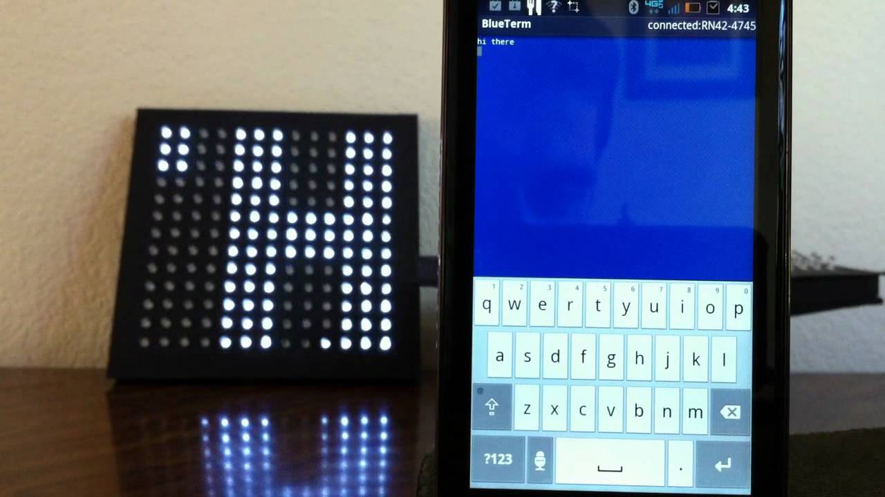 Android Graduation Cap LED Graduation Cap wireless Bluetooth Android demo by BRITEsquare - YouTube