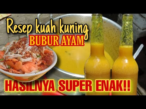 Resep Bumbu Kuning Bubur Ayam