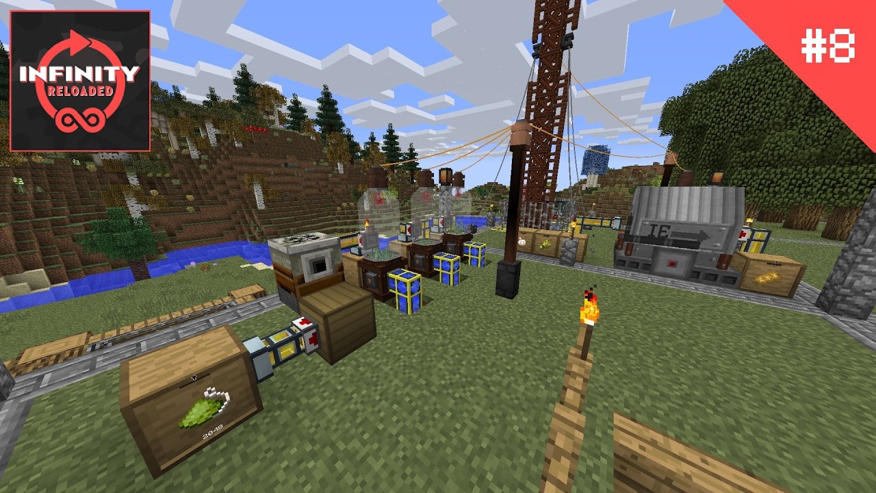 Garlic Bread Factory | Modded Minecraft - Infinity Evolved Reloaded #8 ...