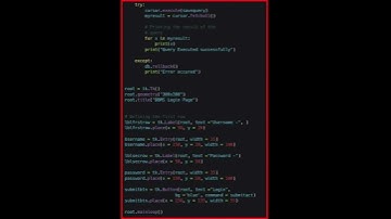login page using python #coding #pythonprogramming