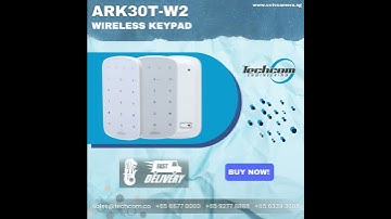 ARK30T-W2 - Wireless Keypad | Techcom Engineering Pte. Ltd #wirelessalarm #keypad #wirelesskeypad