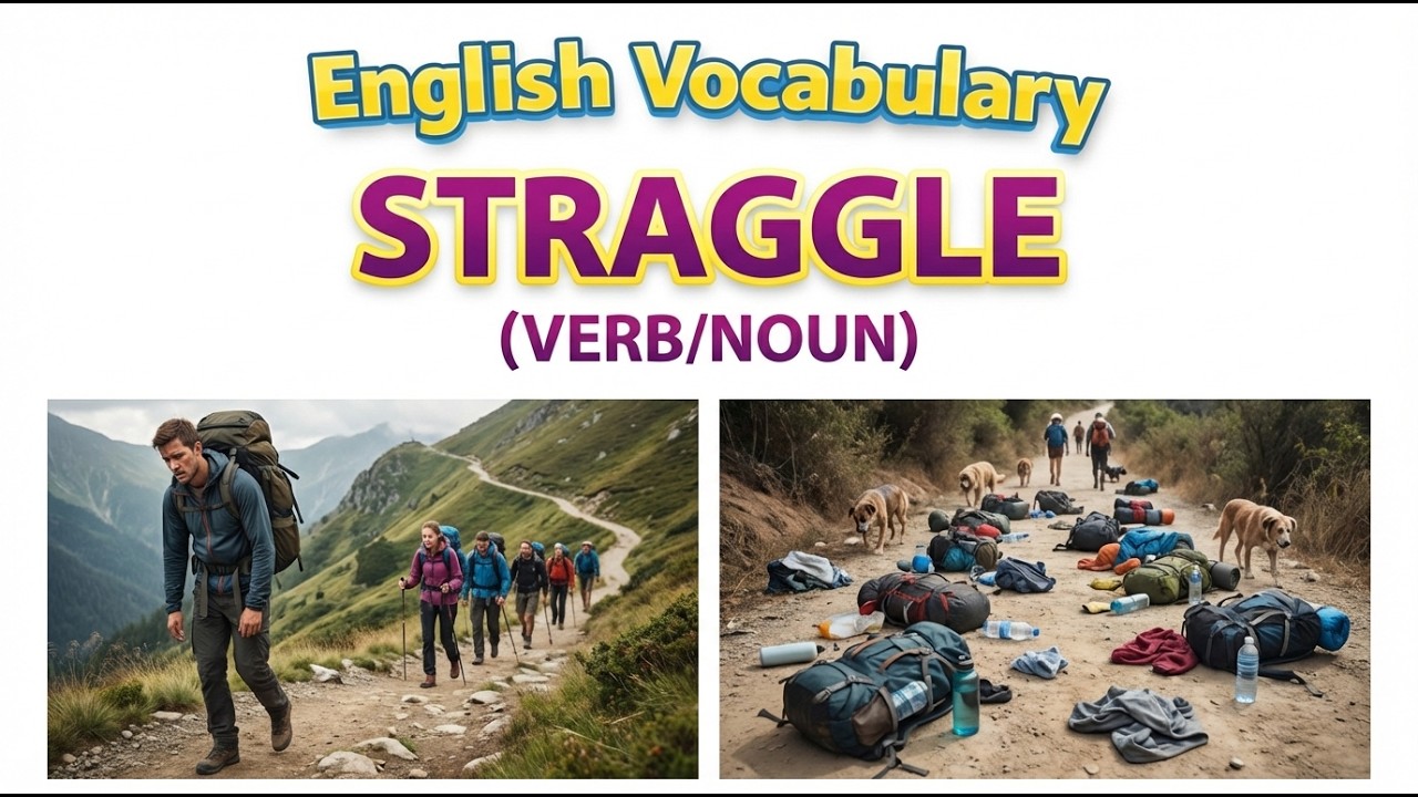 Straggled Definition 2573) Straggle – Word Meaning, word use, Synonyms & Antonyms | English ...