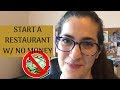 HOW TO OPEN A RESTAURANT WITH NO MONEY