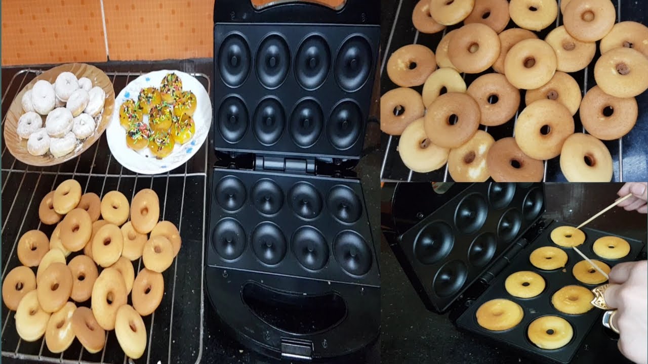 تشغيل آلة الميني دونات الكهربائية ميني دونات في 10 دقائق