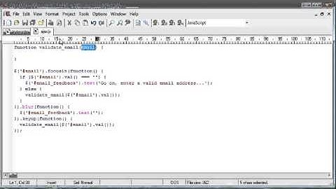 jQuery   108   Email validation