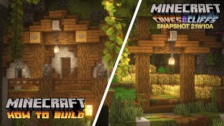 Minecraft: How to Build a Simple Lush Cave Base [Minecraft Snapshot 21w10a]
