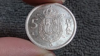 1983 Spain 5 Pesetas Coin • Values, Information, Mintage, History, and More
