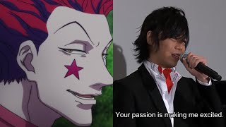 ヒソカ 声優 Hisoka voice actor seiyuu • Daisuke Namikawa voice acting