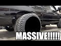 MASSIVE NEW WHEELS AND TIRES!!!! 24x14 with 35's!!!!