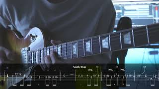 【TAB】madder sky/164　Guitar Solo