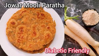 Famous Healthy Jowar Mooli Paratha | Diabetic-friendly Recipe | Healthy Breakfast Recipe |Weightloss Recipe Wealth