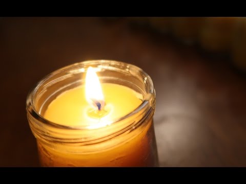 How To Make Beeswax Candles!