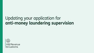 Updating your application for anti-money laundering supervision Net Worth