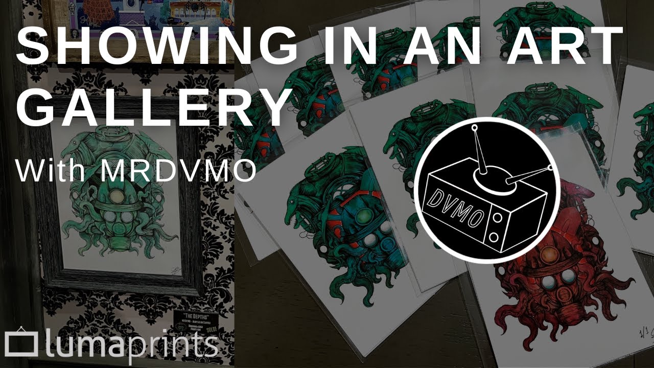 Artist Interview with MRDVMO- What it's like showing in a Gallery
