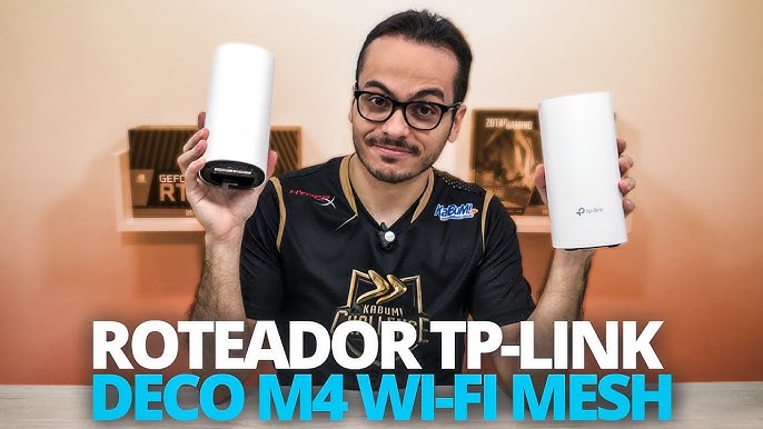 Roteador wireless Mesh Giga 1200Mbps Deco M4 Tp Link - CX 2 UN